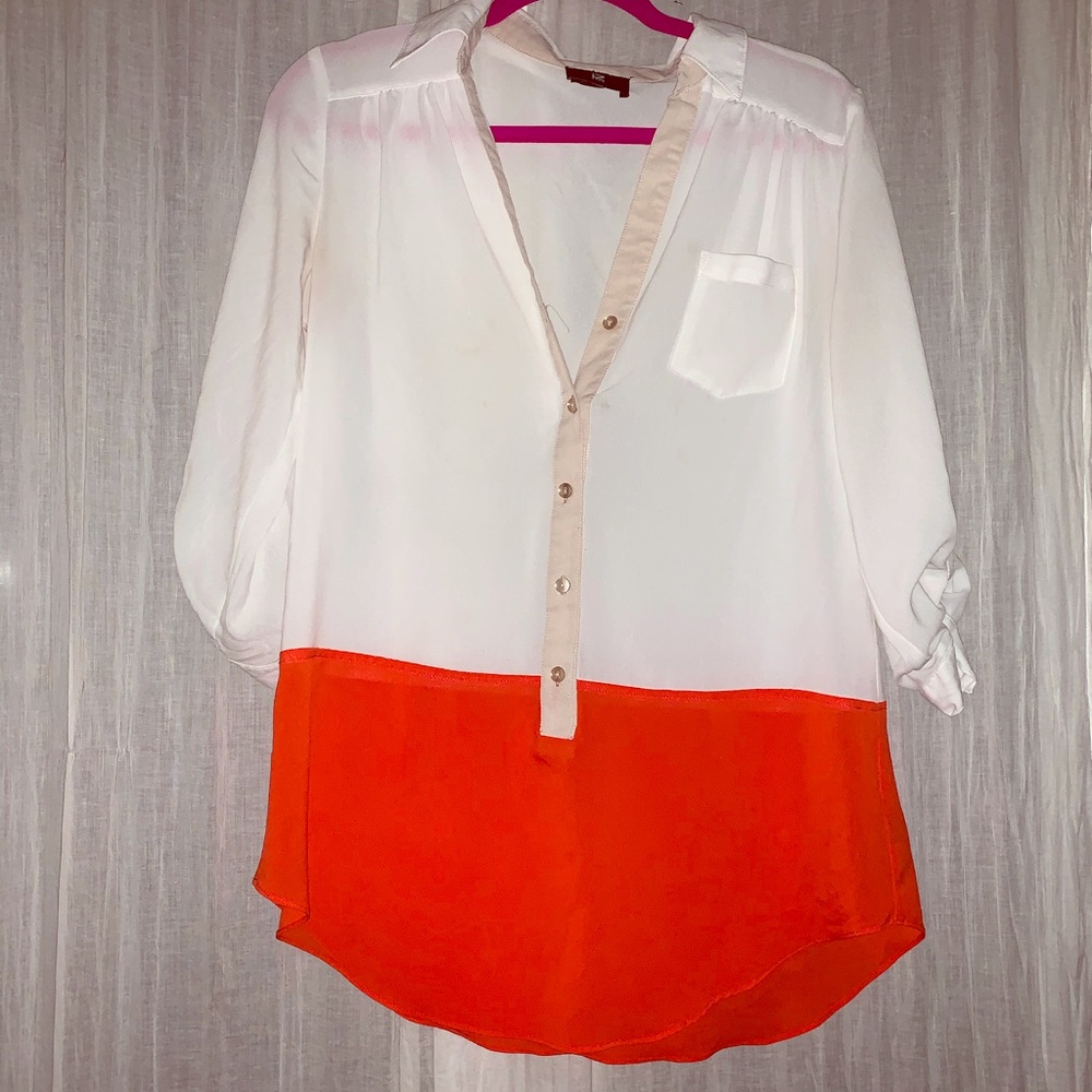 Two tone Mid length Top